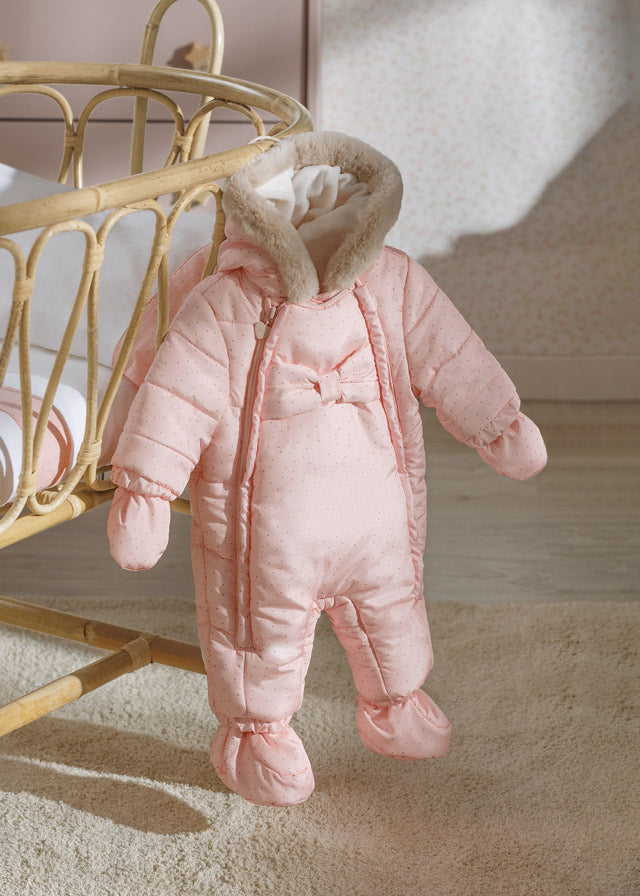 Mayoral 2606 047 Baby Rose Snowsuit