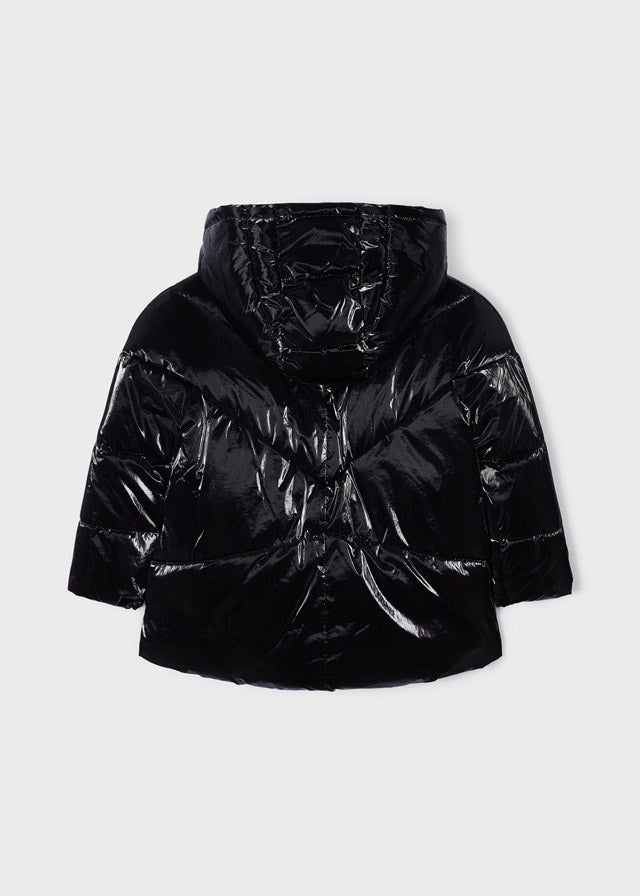 Black metallic jacket best sale